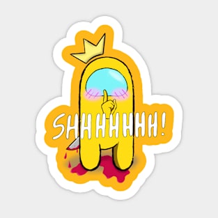 Yellow - Shhhhh Sticker